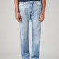 Men's 505 Light Blue Straight Fit Mid Rise Jeans - Front View