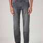 Men's 505 Grey Straight Fit Mid Rise Jeans - Front View