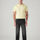 Men's 505 Black Straight Fit Mid Rise Jeans - Front View