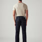 Men's 505 Dark Indigo Straight Fit Mid Rise Jeans - Back View