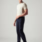 Men's 505 Dark Indigo Straight Fit Mid Rise Jeans - Side View