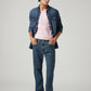 Men's 505 Med Indigo Straight Fit Mid Rise Tinted Jeans - Styleshot View
