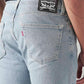 Men's 505 Light Indigo Straight Fit Mid Rise Jeans - Detail View