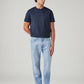 Men's 505 Light Blue Straight Fit Mid Rise Jeans - Front View