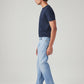 Men's 505 Light Blue Straight Fit Mid Rise Jeans - Side View