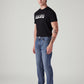 Men's 505 Blue Straight Fit Mid Rise Jeans - Side View