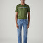 Men's 505 Blue Straight Fit Mid Rise Jeans - Front View