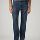 Men's 505 Dark Indigo Straight Fit Mid Rise Tinted Jeans - Front View