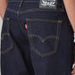 Men's 505 Dark Blue Straight Fit Mid Rise Jeans - 20 View