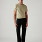 Men's 505 Black Straight Fit Mid Rise Jeans - Front View