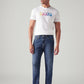 Men's 505 Med Indigo Straight Fit Mid Rise Jeans - Front View