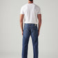 Men's 505 Med Indigo Straight Fit Mid Rise Jeans - Back View