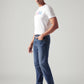 Men's 505 Med Indigo Straight Fit Mid Rise Jeans - Side View