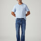 Men's 505 Dark Indigo Straight Fit Mid Rise Jeans - Styleshot View