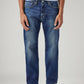 Men's 505 Dark Indigo Straight Fit Mid Rise Jeans - Front View