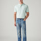 Men's 505 Blue Straight Fit Mid Rise Jeans - Front View