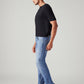 Men's 505 Light Blue Straight Fit Mid Rise Jeans - Side View