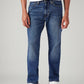 Men's 505 Dark Indigo Straight Fit Mid Rise Jeans - Front View