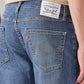Men's 505 Med Indigo Straight Fit Mid Rise Jeans - Detail View