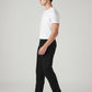 Men's 505 Black Straight Fit Mid Rise Jeans - Side View