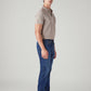 Men's 505 Blue Straight Fit Mid Rise Jeans - Side View