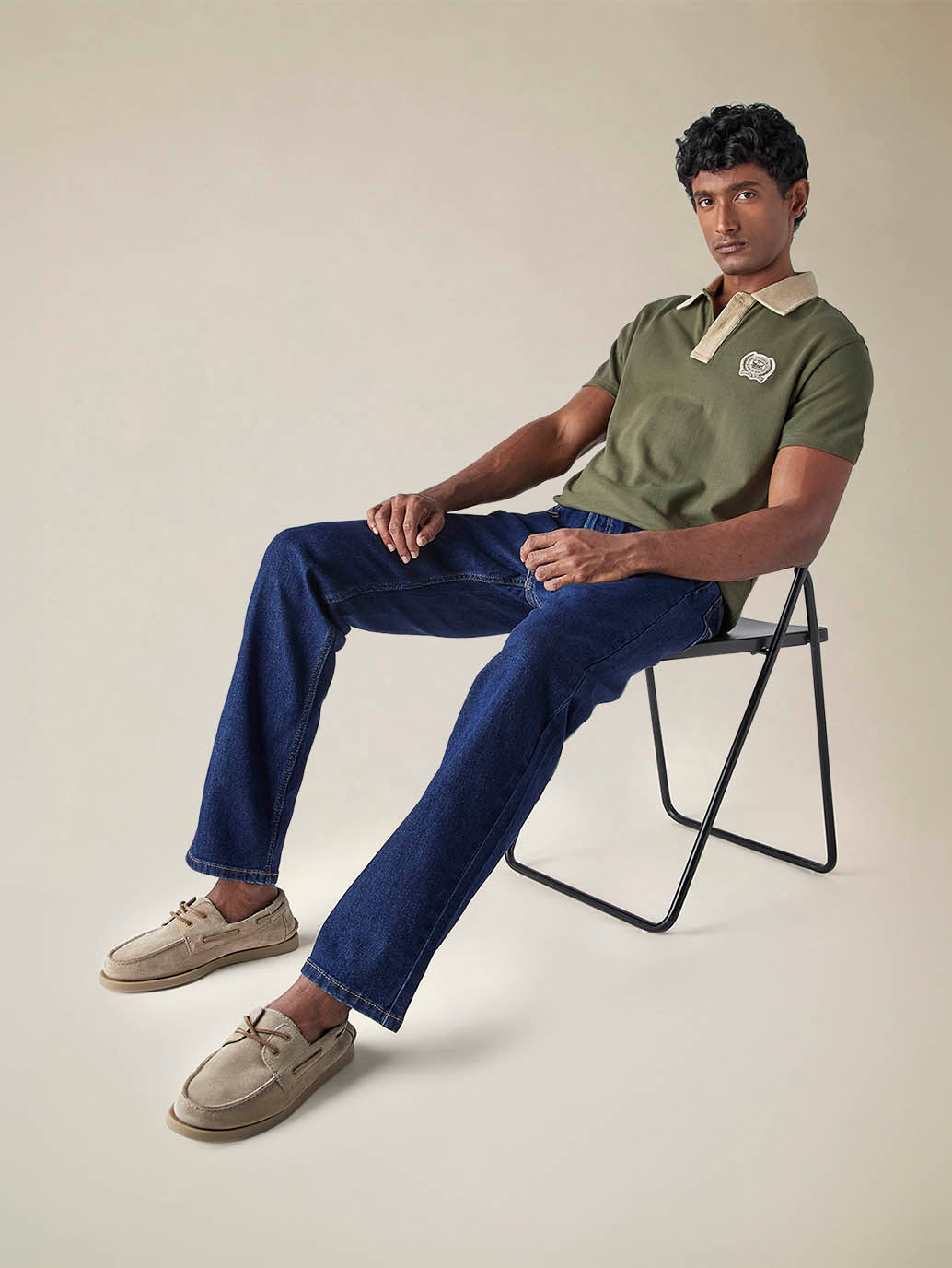 Mens 505 Mid Rise Straight Fit Cotton Stretch Blend Jeans