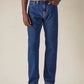 Mens 505 Mid Rise Straight Fit Cotton Stretch Blend Jeans - Front View