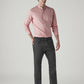 Men's 505 Charcoal Grey Straight Fit Mid Rise Jeans - Side View