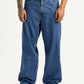 Men's 578 Blue Baggy Fit Mid Rise Jeans - Front View