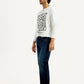 Men's 555 Dark Indigo Loose Fit Mid Rise Jeans - Side View