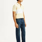 Men's 555 Dark Indigo Loose Fit Mid Rise Jeans - Side View