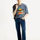 Men's 555 Dark Indigo Loose Fit Mid Rise Jeans - Styleshot View