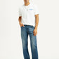 Men's 555 Med Indigo Loose Fit Mid Rise Jeans - Styleshot View