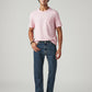 Men's 555 Blue Relaxed Straight Fit Mid Rise Tinted Jeans - Styleshot View