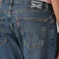 Men's 555 Blue Relaxed Straight Fit Mid Rise Tinted Jeans - Detail View