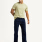 Men's 555 Dark Indigo Relaxed Straight Fit Mid Rise Jeans - Styleshot View