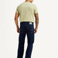 Men's 555 Dark Indigo Relaxed Straight Fit Mid Rise Jeans - Back View