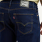 Men's 555 Dark Indigo Relaxed Straight Fit Mid Rise Jeans - Detail View