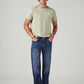Men's 555 Blue Relaxed Straight Fit Mid Rise Jeans - Styleshot View
