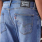Men's 555 Light Blue Relaxed Straight Fit Mid Rise Jeans - Detail View