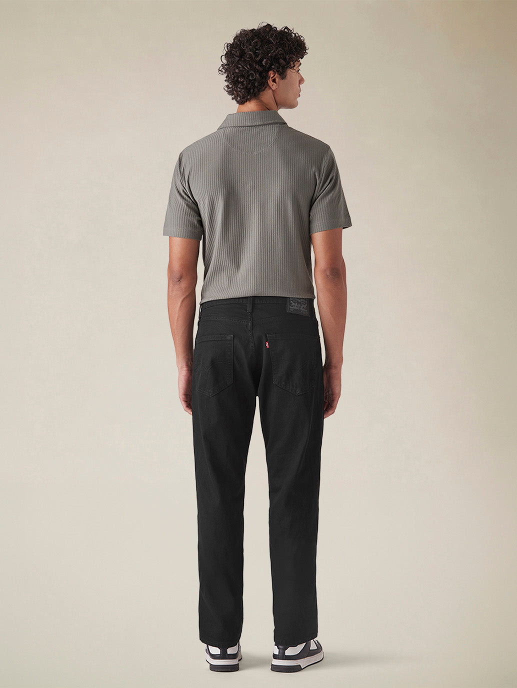 Men's 555 Mid Rise Relaxed Straight Fit Cotton Stretch Blend Jeans - 4057fcb9-e737-44c9-b620-3381048fbee3 View