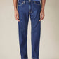 Men's 555 Blue Relaxed Straight Fit Mid Rise Jeans - 04d3e497-d416-4f01-942b-195e434b898c View