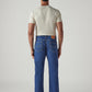 Men's 555 Dark Indigo Relaxed Straight Fit Mid Rise Jeans - Back View