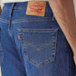 Men's 555 Dark Indigo Relaxed Straight Fit Mid Rise Jeans - Detail View