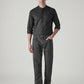 Men's 555 Charcoal Grey Relaxed Straight Fit Mid Rise Jeans - Front View