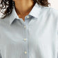 Women's Striped Slim Fit Linen Shirt - 20 View