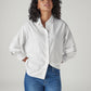 Women's Solid Relaxed Fit Poplin Shirt - Styleshot View