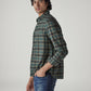 Men's Checkered Relaxed Fit Shirt - Side View
