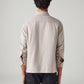 Men's Solid Relaxed Fit Shirt - Back View