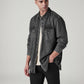 Men's Solid Relaxed Fit Denim Shirt - Styleshot View